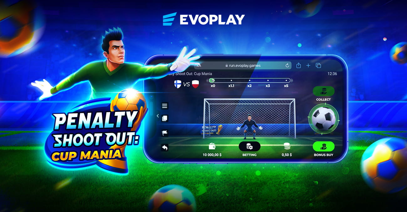 Penalty Shoot Out Cup Mania — Evoplay (sport slot) · RTP 96%
